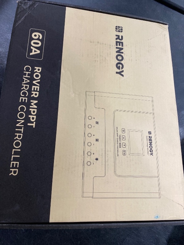 Photo 1 of Rover Lite 60A 12V/24V/36V/48V MPPT Solar Charge Controller - 150V Max Input, Auto for Lithium/AGM/Gel Batteries, RV Marine Off-Grid & DIY Solar Kits