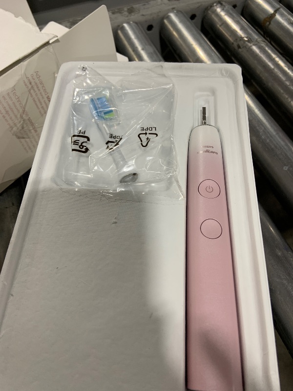 Photo 1 of Philips Sonicare DiamondClean 9000 Electric Toothbrush - Sonic Toothbrush with App, Pressure Sensor, 12 Brushing Settings, Replacement Reminder, Charging Stand, Travel Case, Pink, HX9911/90