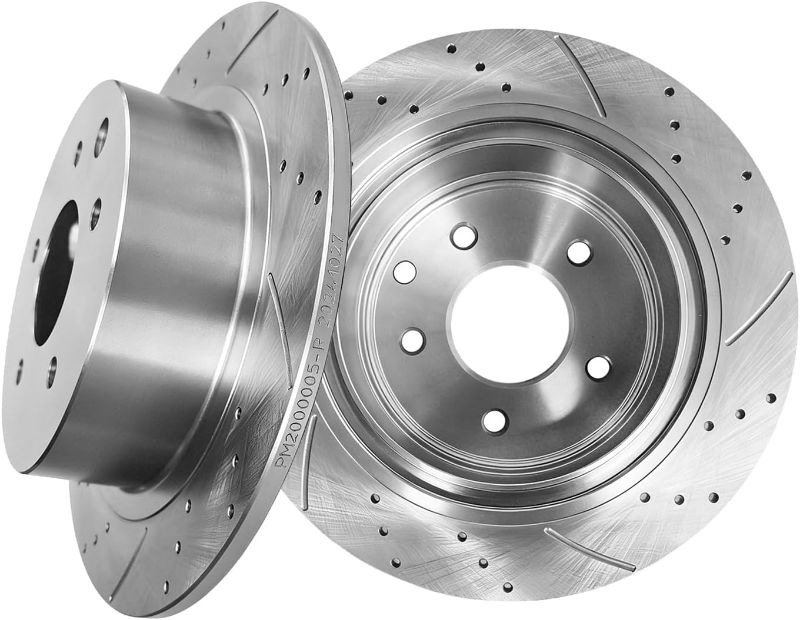 Photo 1 of PM Auto Rear 291.5mm Disc Brake Rotors Replacement For 2002-2018 Nissan Altima, Automotive Replacement Brake Rotors