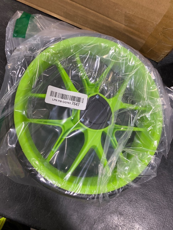 Photo 1 of kowaku Golf Push Cart Wheel, High Performance, Compact Replace Push Pull Tire, Green