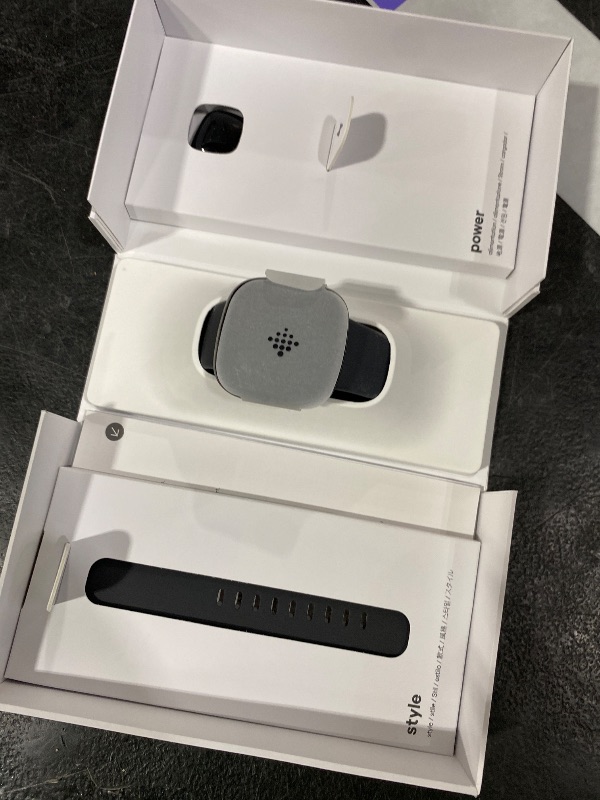 Photo 1 of Fitbit Sense 2 Advanced Health and Fitness Smartwatch with Stress and Sleep Tools - 3-Month Google Health Premium Membership Included - ECG App, SpO2, 24/7 Heart Rate, and GPS - Shadow Grey/Graphite