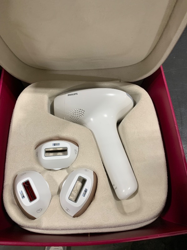 Photo 1 of Philips Lumea IPL — Salon-Like Laser Hair Removal for Women, Permanent Hair Reduction Device At Home for Face & Body — Safe & Painless for Face, Bikini, Body, 5 Settings & Skin Sensors, BRI984/03