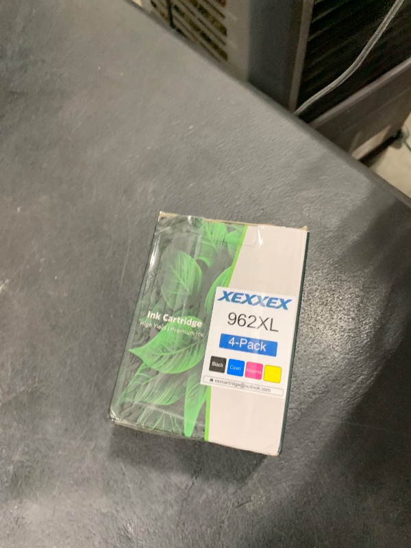 Photo 1 of 962XL Ink Cartridges Replacement for HP 962 XL Combo Pack Work with 9012e 9010e 9012 9020e 9019 9015e 9010 9015 9025e 9020 9018e 9018 9025 Printers with V24.2.1 Chip 4 Packs-Cyan Magenta Yellow Black