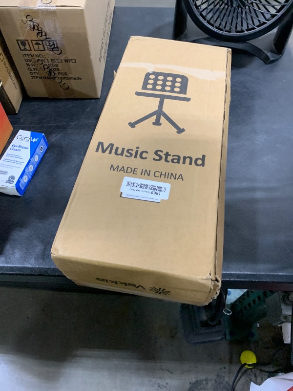 Photo 1 of Vekkia Sheet Music Stand-Metal Professional Portable Perforated Music Stand with Carrying Bag,Folding Adjustable Music Holder,Super Sturdy suitable for Instrumental Performance & Band & Travel