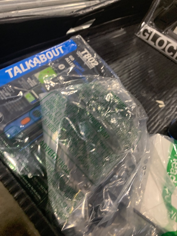 Photo 1 of Motorola Solutions, Talkabout T802, Portable FRS Two Way Radio 2 Pack Walkie Talkies Blue/Black 22 Channels 1 Dual Charging Tray 2 Remote Speaker Mics