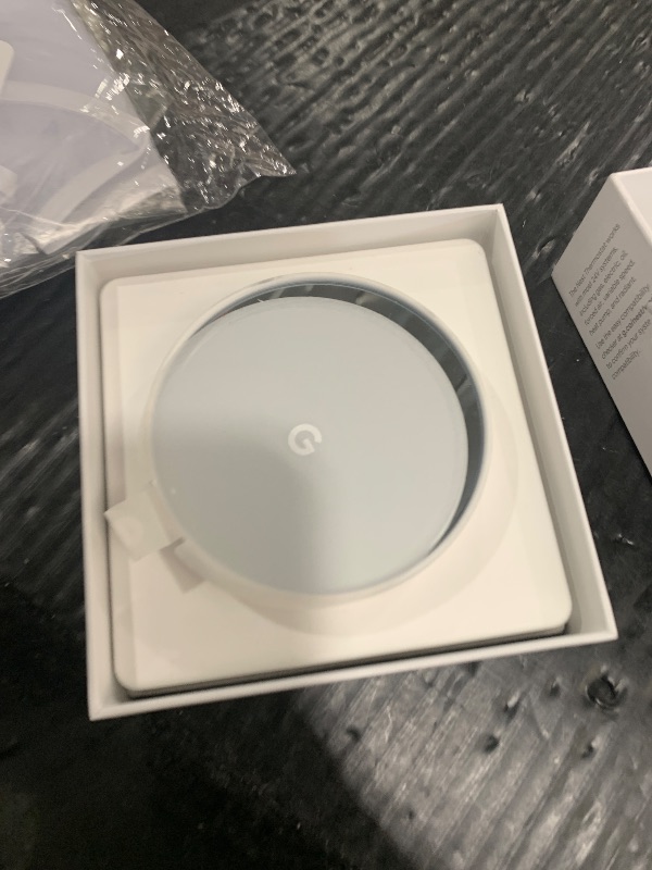 Photo 1 of Google Nest Thermostat - Smart Thermostat for Home - Programmable Wifi Thermostat - Snow