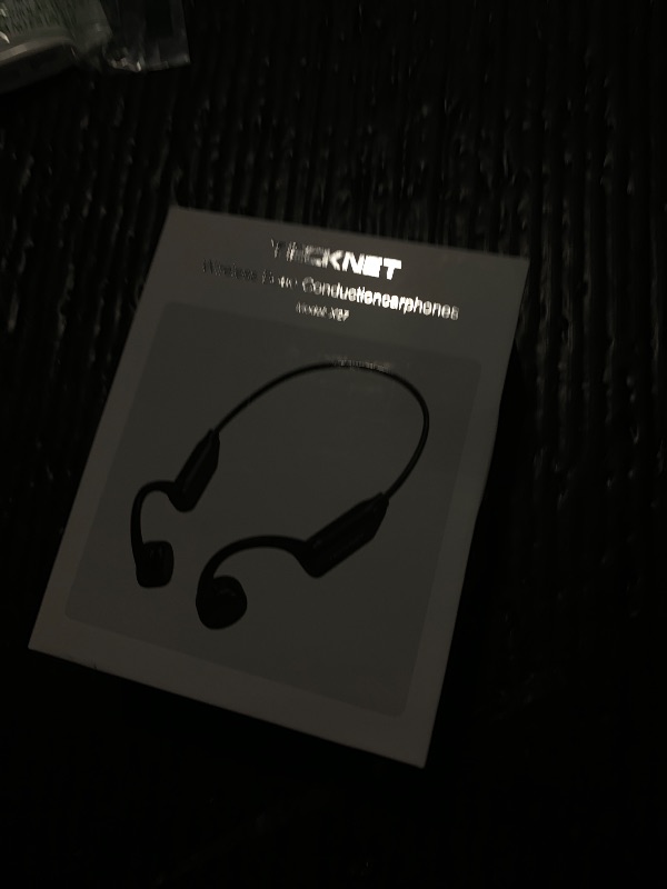 Photo 1 of TECKNET Bone Conduction Headphones, Bluetooth V6.0 Open Ear Headphones, Wireless Headphones 10H Playtime & IPX5 Waterproof, Comfortable Fit Built-in Mic, Sport Headphone for Running & Workout -Black