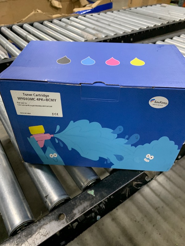 Photo 1 of SavFinto W9090MC Toner Cartridge Set (High Capacity, with Chip) Compatible with W9090MC W9091MC W9092MC W9093MC Work for HP Color Managed E45028 E45028DN MFP E47528 E47528f Printer (4-Pack,BCMY)