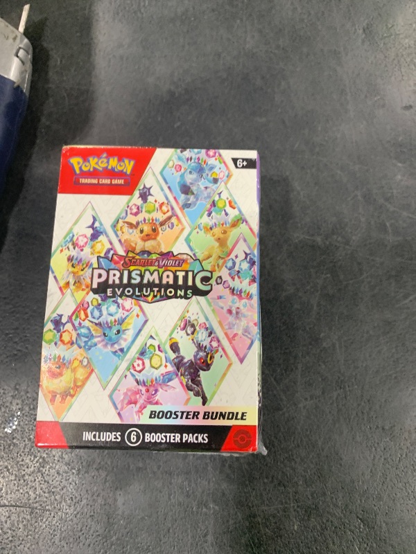 Photo 1 of **OPENED, FAKE(?)**missing cards--------------------------------------------------Pokemon TCG: Scarlet & Violet - Prismatic Evolutions Booster Bundle, 1 Set