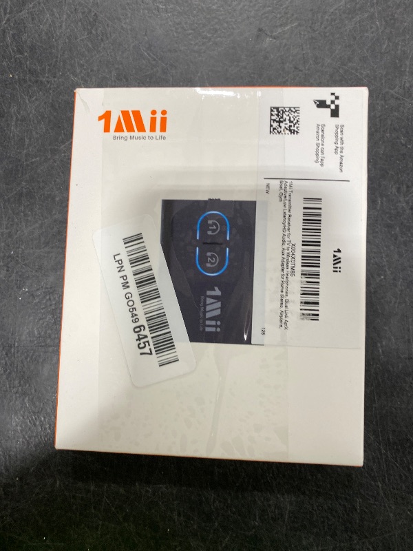 Photo 1 of 1Mii Bluetooth 5.3 Transmitter Receiver for TV to Wireless Headphones, Dual Link aptX Adaptive/Low Latency/HD Audio, Aux Bluetooth Audio Receiver Adapter for Home Stereo, Airplane, Boat, Gym