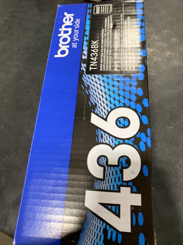 Photo 1 of Brother TN436BK Super High Yield Toner-Retail Packaging, Black