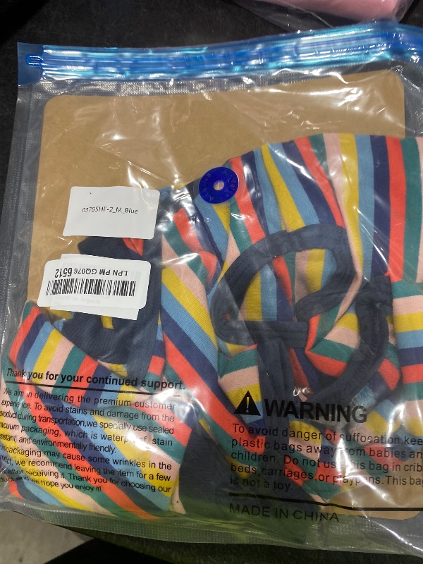 Photo 1 of FUAMEY Recovery Suit for Dogs After Surgery,Soft Breathable Dog Bodysuit E-Collar & Cone Alternative Surgical Suit,Male Female Dog Neuter Spay Suits Anti Licking Wounds Onesie Dark Blue Stripes M