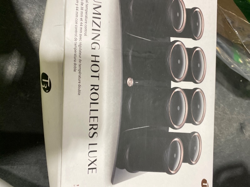 Photo 1 of T3 - Volumizing Hot Rollers LUXE | Premium Hair Curler Set for Long Lasting Volume, Body & Shine | Set of 8-4 XL (1.75") & 4 Large (1.5”)