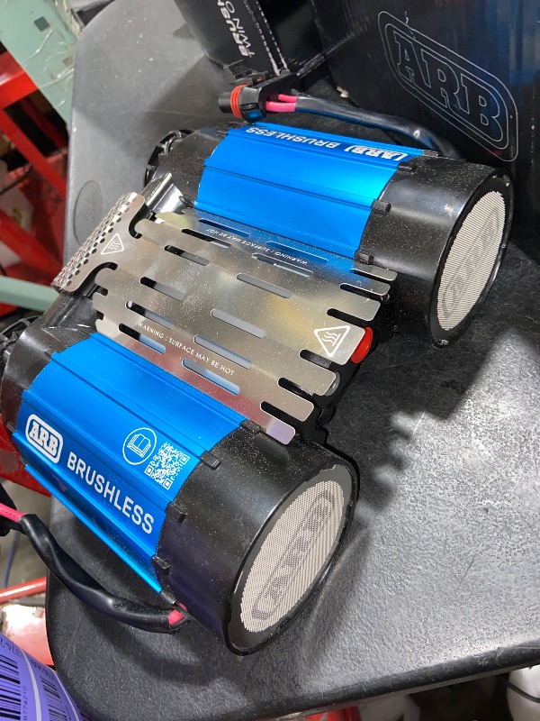 View 7 of ARB CKBLTA12 12V Brushless Air Compressor Premium Twin Motor On Board boasts 1.5X in output. Ideal for faster tire inflating time and 4x4 off road adventures - 2025 Launched