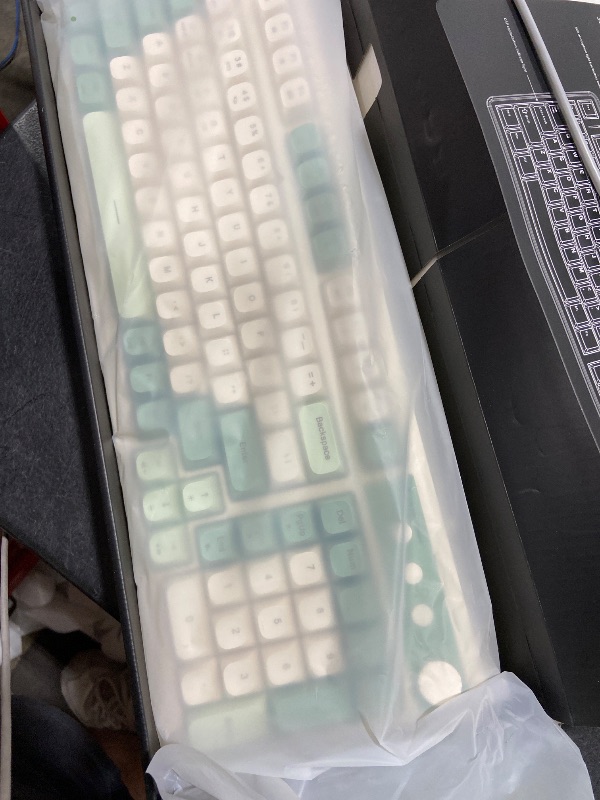 Photo 1 of AULA F99 Pro Wireless Mechanical Keyboard-Silent Version,BT5.0/2.4GHz/USB-C Hot Swappable Custom Keyboard,Gasket Structure,Pre-lubed Linear Switches RGB Backlit Computer Gaming Keyboards,White