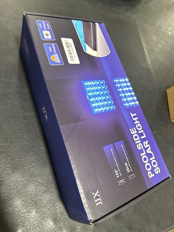 Photo 1 of **USED, NOT FUNCTIONING** JJX Solar & USB Rechargeable LED Pool Lights for Inground and Above Ground Pools, 20 Colors 3 Lighting Modes with Timer & Remote Control, IP68 Waterproof Pool Lights Solar Powered