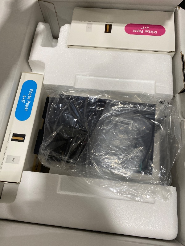 Photo 1 of Liene PixCut S1 Inspire Kit - All-in-One Color Sticker Printer & Cutting Machine, Thermal Dye-Sublimation Photo Printer, 300 DPI, Color Label Maker with 180 Sheets (36 Photo + 144 Sticker Paper)