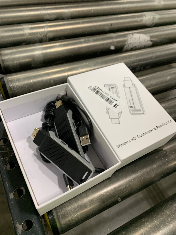Photo 1 of Wireless HDMI Transmitter & Receiver Kit with Heat Dissipation, 90° Bendable Interface, Dual-Band 2.4G/5G - Stream Video & Audio from Laptops/TV Boxes/Projectors to Monitors (Equip USB-C to HDMI)