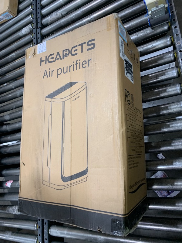 Photo 1 of Pet Air Purifier Large Home 4200 sq ft, Suck up Floating Cat Dog Hair Dander, 7-Stage H13 HEPA Anion Activated Carbon Filter, Air Purifiers with APP for Odor Allergies Smoke Dust, Zero Ozone, P339