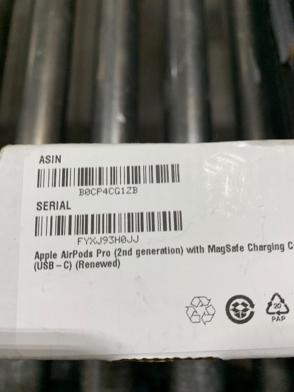 Photo 1 of HEAVILY USED*******locked---------------------Apple AirPods Pro (1stgeneration) with MagSafe Charging Case (USB-C) (Renewed)
