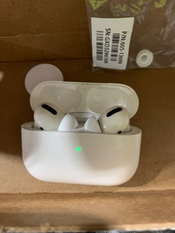 Photo 1 of HEAVILY USED*******locked---------------------Apple AirPods Pro (1stgeneration) with MagSafe Charging Case (USB-C) (Renewed)