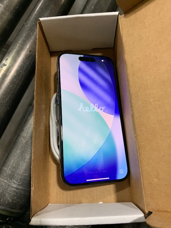 Photo 1 of Apple iPhone 15 Pro, 128GB, Blue Titanium - Unlocked (Renewed)
