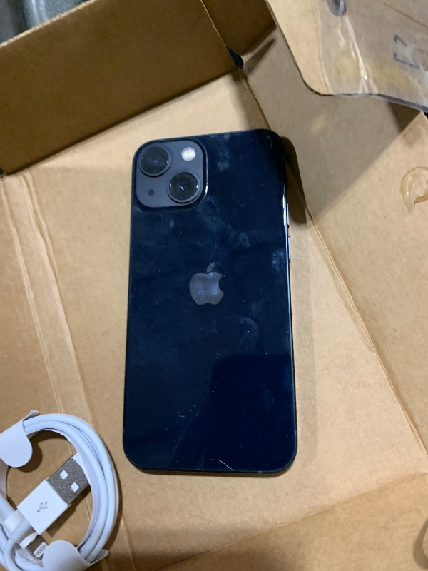 Photo 1 of Apple iPhone 13 Mini, 128GB, Midnight - Unlocked (Renewed)