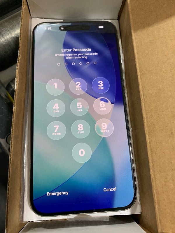 Photo 1 of Apple iPhone 15 Pro Max, 256GB, Natural Titanium - Unlocked (Renewed) *PARTS ONLY*