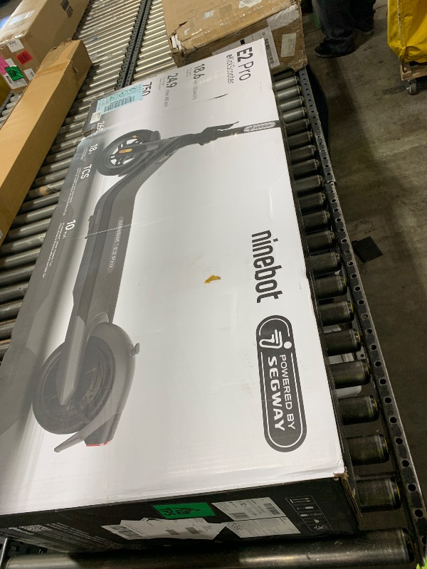 Photo 1 of Segway Ninebot E2 Pro Electric Kick Scooter, 15.5 mph Max Speed, 24.9-Mile Range, Power by 350W Motor, Cruise Mode, UL-2272 Certified