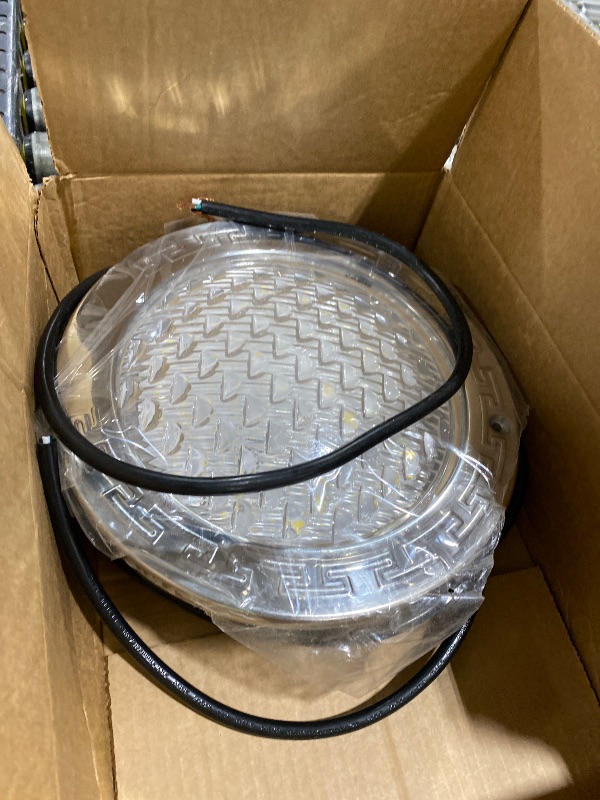 Photo 1 of SURAIELEC 10 Inch 120V LED Pool Lights for Inground Pool, 5000 Lumen Cool White Inground Pool Light, 50W LED (500W Equivalent), Fits 10" Wet Niches, 50FT Cord, Ultra Bright Upgrade
