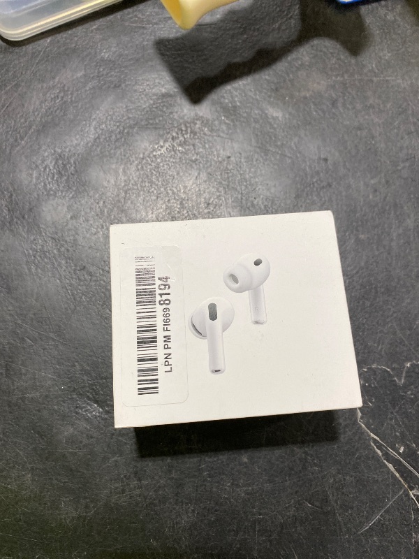 Photo 1 of Apple AirPods Pro 3 Wireless Earbuds, Active Noise Cancellation, Live Translation, Heart Rate Sensing, Hearing Aid Feature, Bluetooth Headphones, Spatial Audio, High-Fidelity Sound, USB-C Charging