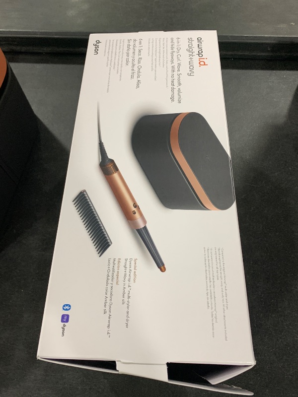 Photo 1 of Dyson Airwrap i.d. Multi-Styler, Allure Winner, Bluetooth Connected, No Heat Damage, 6-in-1 Versatility, Intelligent Hair Styler