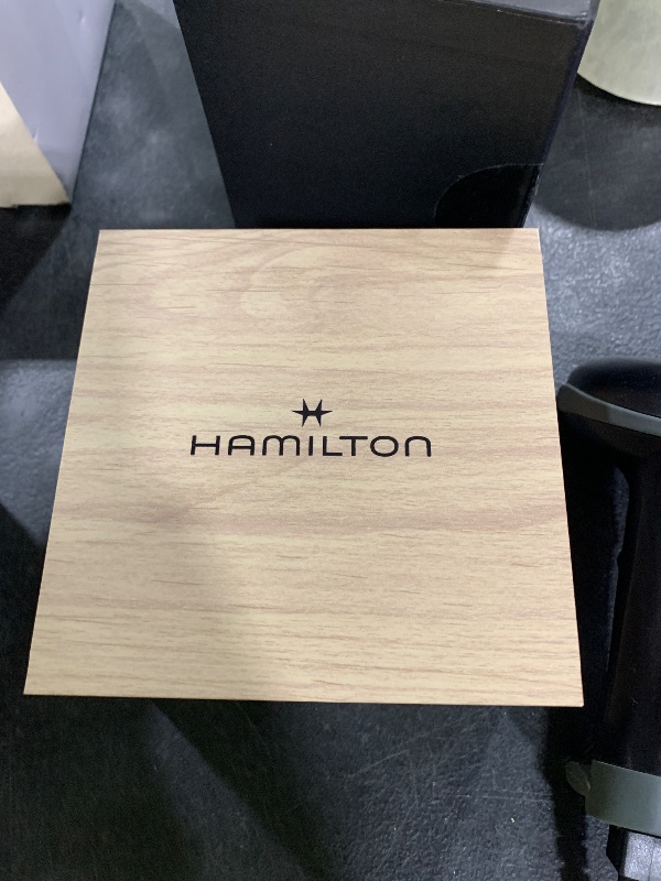 Photo 1 of Hamilton Khaki Field Mechanical Men's Watch, 38mm Stainless Steel Case, Swiss Made, Black Dial Analog Wrist Watch for Men, 50m Waterproof, Sapphire Crystal, Textile Strap