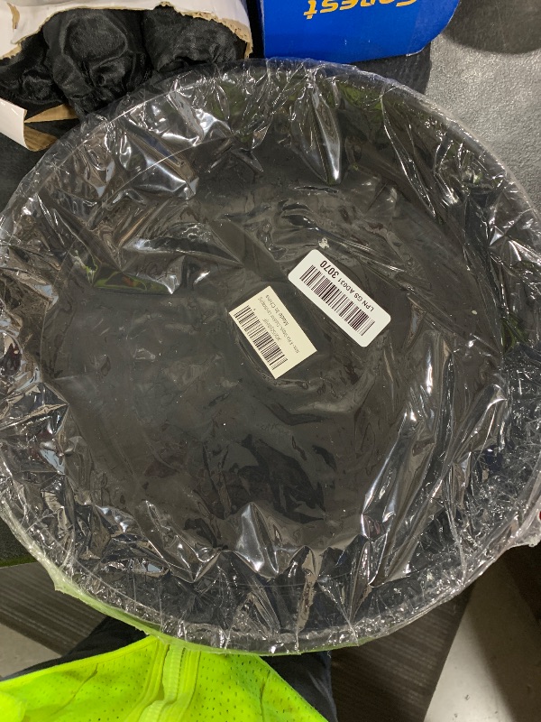 Photo 1 of 8 Pcs Stepping Stone Mold, Round Plastic Paver Molds for Concrete, Dia 12.6in/ 1.37 in Depth Cement Black Tray, Reusable DIY Form for Paving Garden Path, Walkway, Patio, Outdoor Landscaping