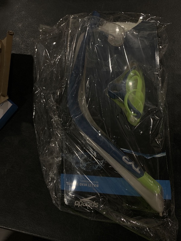 View 2 of TYR Ultralite Elite Swim Snorkel - Adult Snorkeling Gear for Swimming Training - Ultra-Lightweight and Comfortable for Body Alignment Exercises - Blue