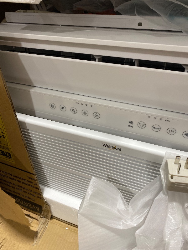 Photo 1 of Whirlpool 24,000 BTU Window Mounted Inverter Air Conditioner with Quiet, 230V, AC for Large Rooms up to 1500 Square Feet with Remote, Window AC Unit for Apartment, Living Room, Bedroom