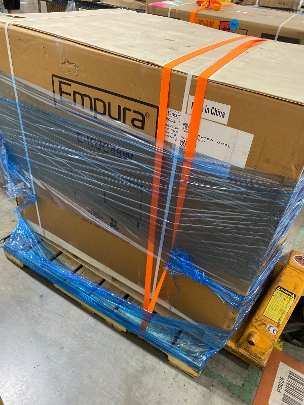 Photo 1 of EMPURA 48" Undercounter Reach-in Refrigerator with Two-Swing Solid Door | Work-Top Freezer Fridge for Cafeteria Diner | 10.1 Cu. Ft. | 48.2"W x 29.9"D x 35.5"H, Stainless Steel Exterior, 115V, NSF