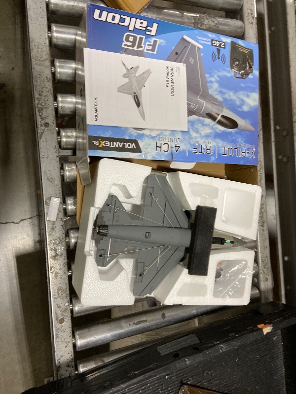 Photo 1 of volantexrc 4CH RC Plane 2.4GHz Jet F-16 Fighting Falcon RC Airplane Fighter Ready to Fly with Xpilot Stabilizer System, One Key Aerobatic Perfect for Adults ?Gray?