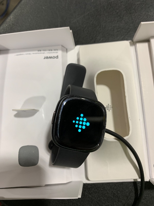 Photo 1 of Fitbit Sense 2 Advanced Health and Fitness Smartwatch with Stress and Sleep Tools - 3-Month Google Health Premium Membership Included - ECG App, SpO2, 24/7 Heart Rate, and GPS - Shadow Grey/Graphite