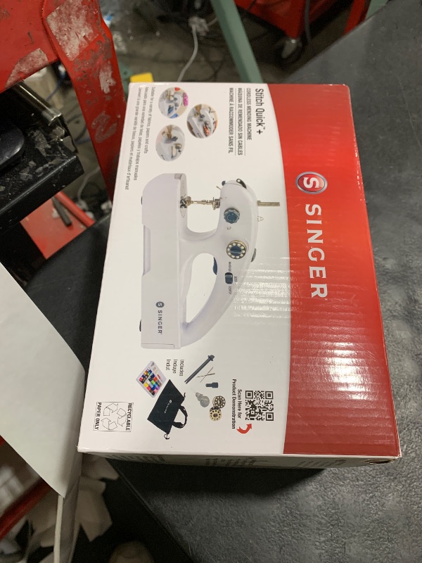 Photo 1 of SINGER Stitch Quick + Portable Cordless Mending Machine Bundles (Two Thread Stitch Quick + & Bundle)