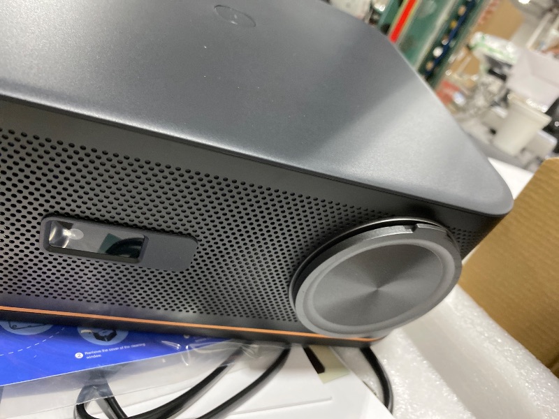 Photo 1 of 2000 ANSI 4K Decoding Projector with WiFi and Bluetooth, HAPPRUN Movie Home Theater with Auto Focus, 300'' Display for Indoor/Outdoor, Smart Proyector Compatible with Phone/TV Stick/PC/PS5