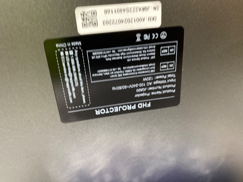Photo 1 of 2000 ANSI 4K Decoding Projector with WiFi and Bluetooth, HAPPRUN Movie Home Theater with Auto Focus, 300'' Display for Indoor/Outdoor, Smart Proyector Compatible with Phone/TV Stick/PC/PS5