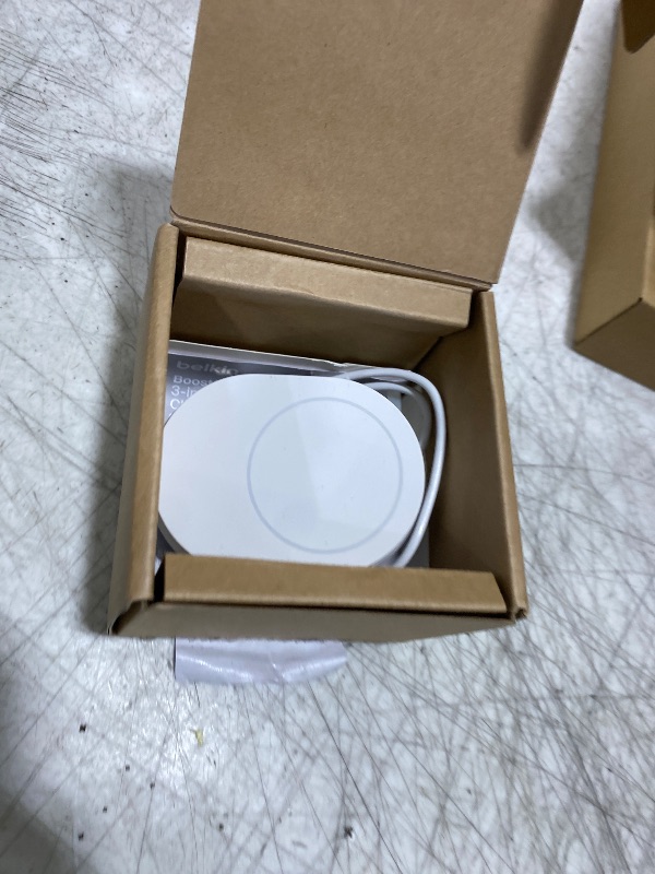 Photo 1 of Belkin MagSafe Charger Compatible, 3-in-1 Qi2 15W Wireless Charging Station, Convertible Wireless Charger for iPhone 17, Apple Watch, AirPods, Pixel 10, Phone Stand for Travel w/ 36W Adapter - White