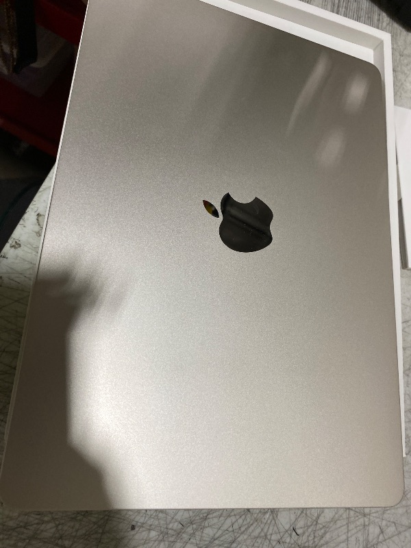 Photo 1 of Apple 2025 MacBook Air 13-inch Laptop with M4 chip: Built for Apple Intelligence, 13.6-inch Liquid Retina Display, 16GB Unified Memory, 256GB SSD Storage, 12MP Center Stage Camera, Touch ID; Starlight