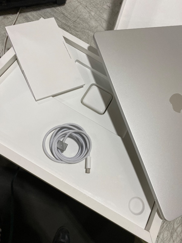 Photo 1 of Apple 2025 MacBook Air 15-inch Laptop with M4 chip: Built for Apple Intelligence, 15.3-inch Liquid Retina Display, 24GB Unified Memory, 512GB SSD Storage, 12MP Center Stage Camera, Touch ID; Silver