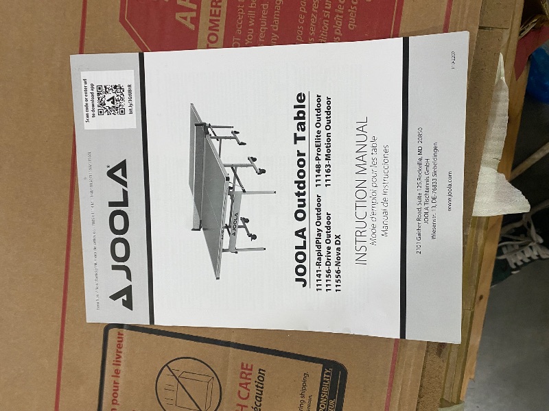 Photo 1 of JOOLA NOVA Ping Pong Table with Waterproof Table Tennis Net Set - Quick Assembly - All Weather Aluminum Composite Surface - Tournament Quality - Indoor & Outdoor Compatible ?Nova Plus