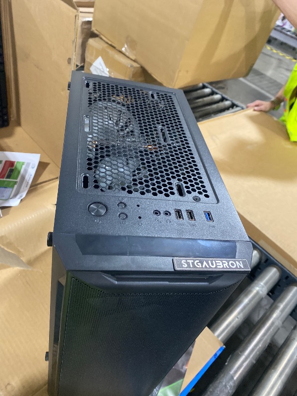 Photo 1 of STGAubron Gaming PC Desktop Computer, Intel Core i7 up to 3.9GHz, Radeon RX 580 8G, 16G RAM, 512G SSD, WiFi 6, BT 5.0, RGB Fan x4, Windows 11 Home