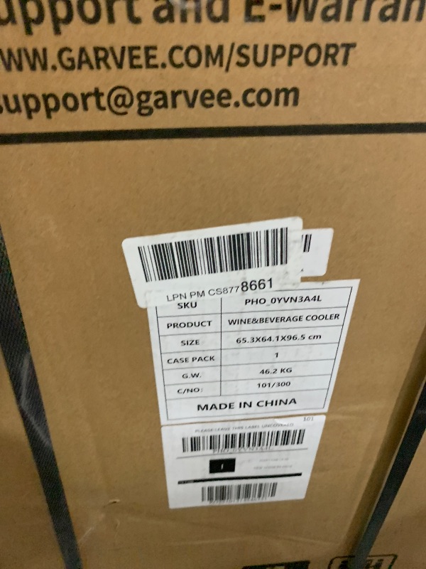 Photo 1 of GARVEE WINE AND BEVERAGE COOLER