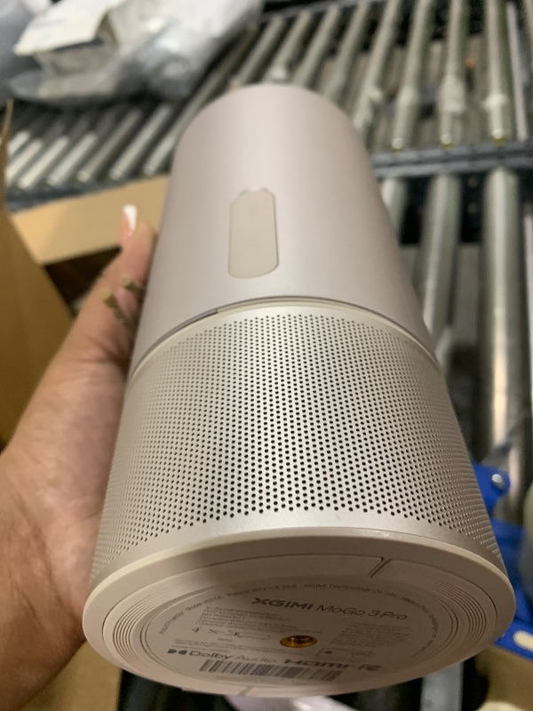 Photo 1 of XGIMI MoGo 3 Pro Portable Projector Collection, Optical Filter & Carrying Case & PowerBase Stand, 2.5hrs Battery, Google TV with Licensed Netflix, All-in-One Travel Bundle