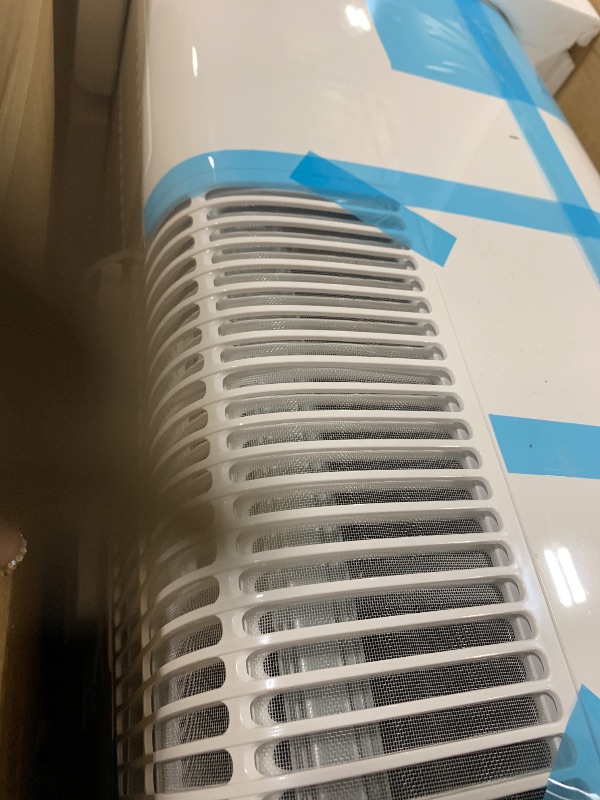 Photo 1 of 14,000 BTU Portable Air Conditioner with WiFi & Remote Control, Cools Up to 700 Sq.Ft, Auto-Evaporation Low Noise Portable AC Unit for Large Room, Office, Garage, Off White